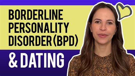 Borderline personality online dating